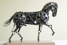 Photo of Tomas Vitanovsky Makes Amazing Metal Sculptures Made of Car and Motorcycle Parts