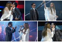 Photo of Jennifer Lopez and Marc Anthony Kiss At The 2016 Latin Grammy Awards